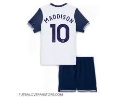 Tottenham Hotspur James Maddison #10 Domáci Detský futbalový dres 2024-25 Krátky Rukáv (+ trenírky)